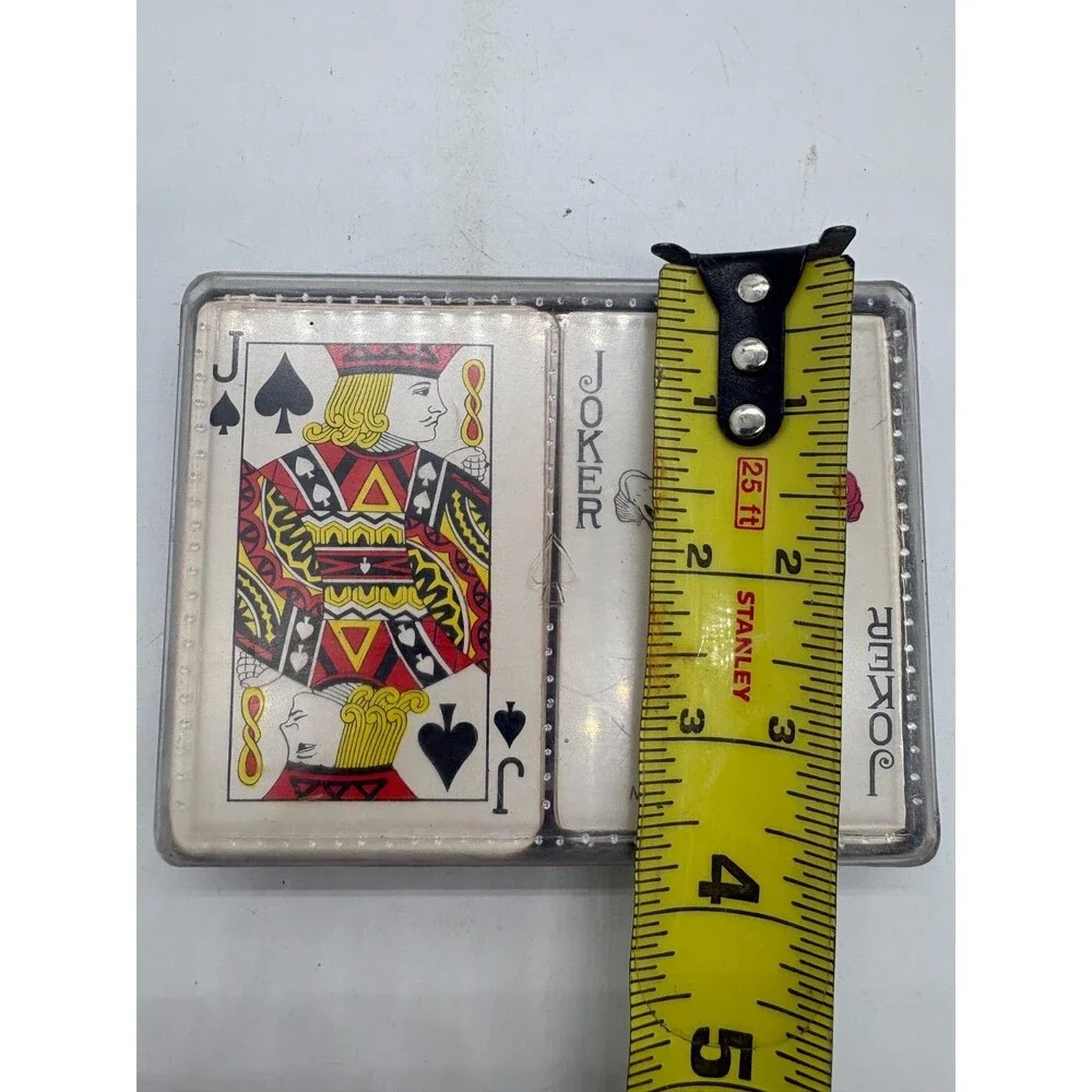 Vintage Hong Kong Double Deck Playing Cards Set w/ Pictorial Wildlife Cards